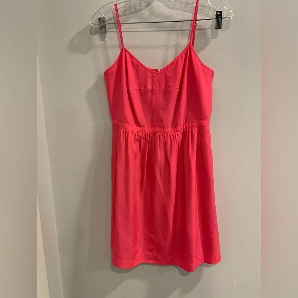 J.Crew Vibrant Pink Dress